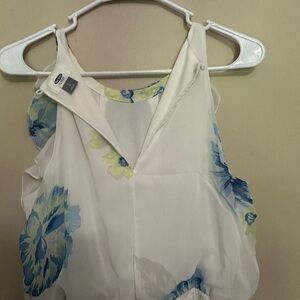 Old Navy floral print dress size L